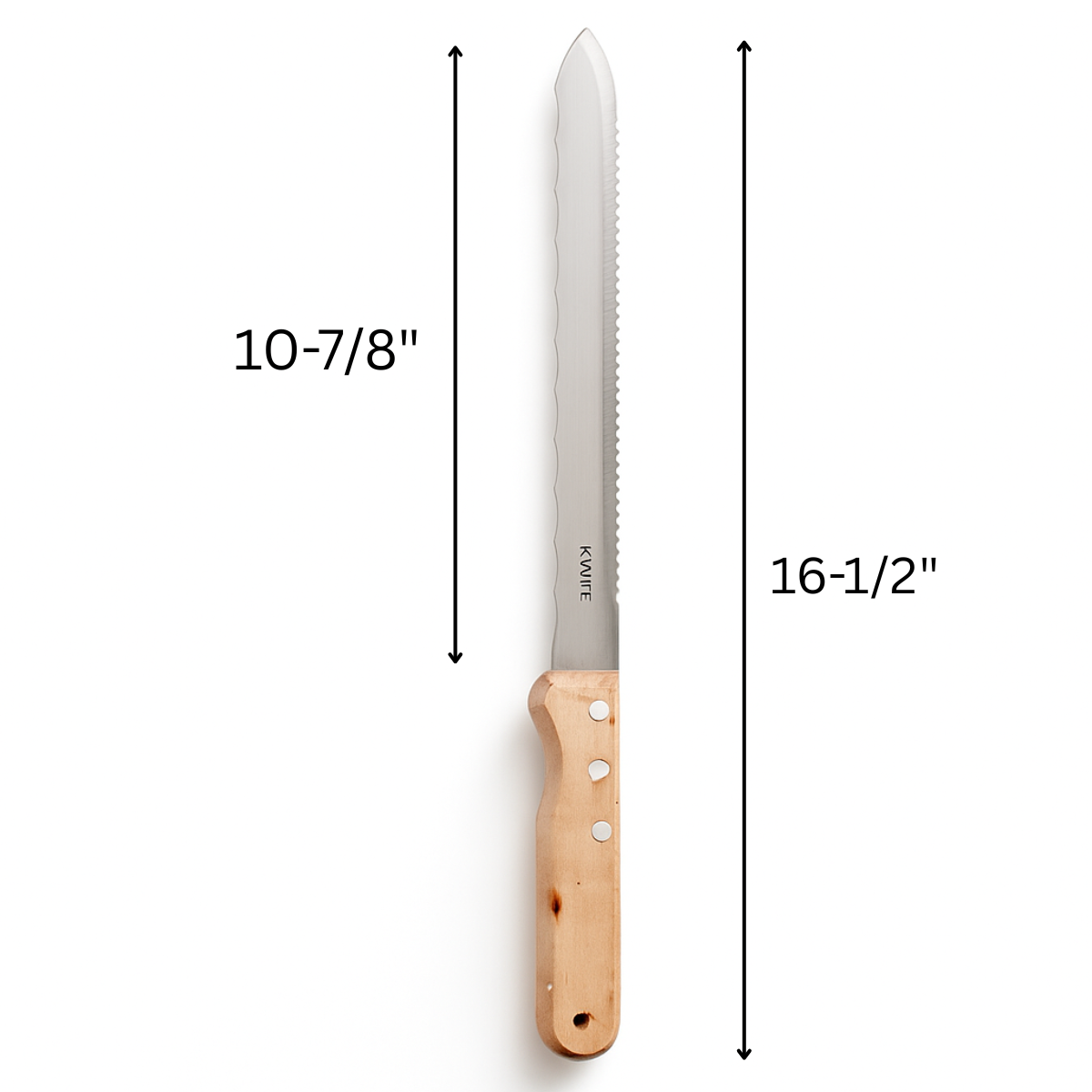 Jumbo Double Sided 11" SS Blade Kitchen Knife - U-04280