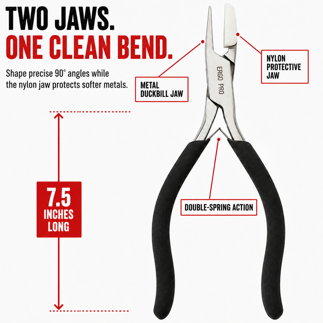 7.5 Inch Duckbill and Nylon Flat Jaw Combination Pliers  - S89-08985