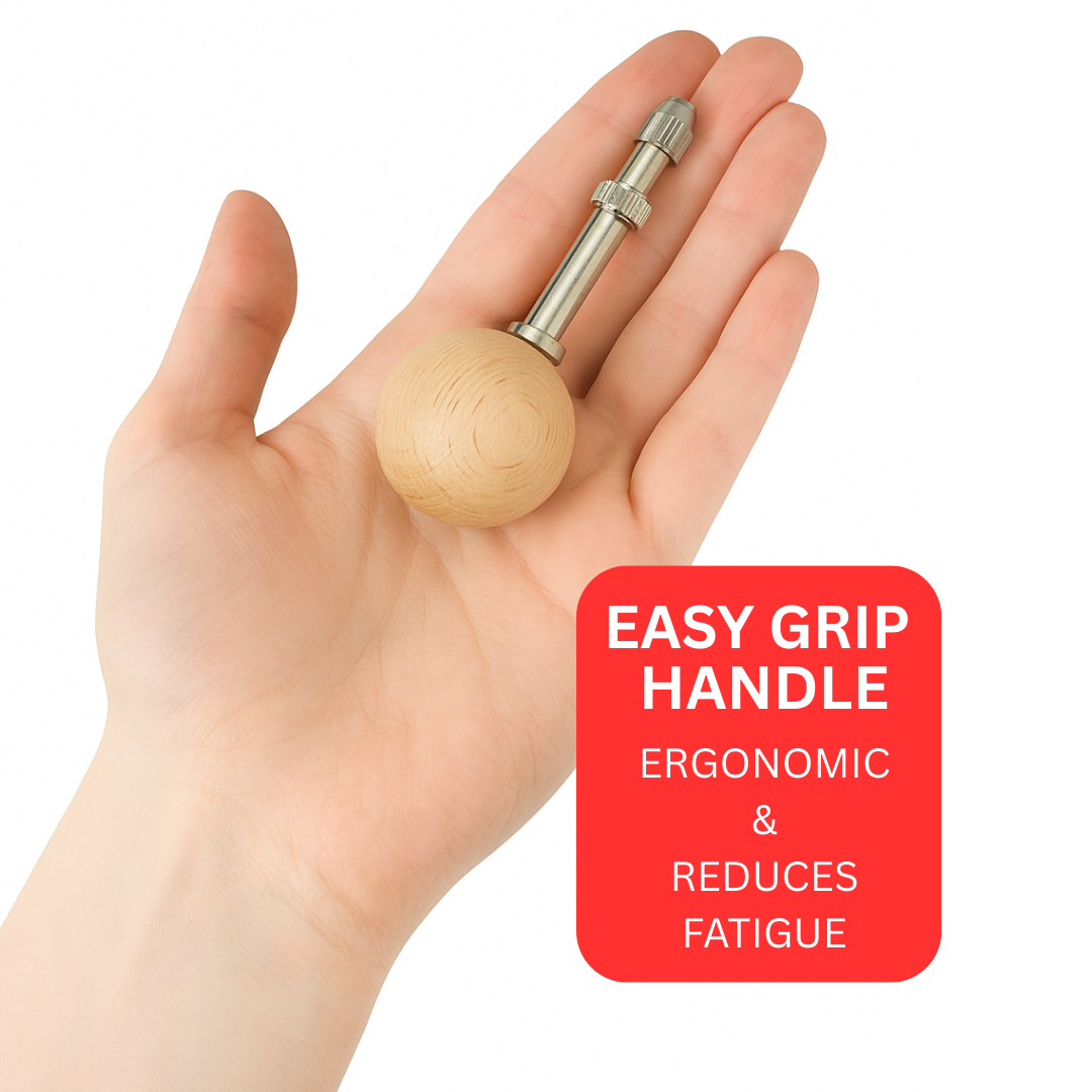 Wooden Pin Vise with Ball Head (Pack of: 2) - TJ01-93301-Z02