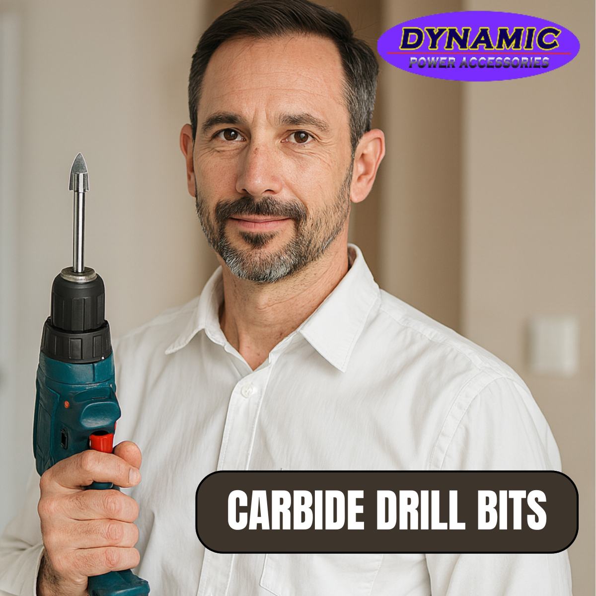 3-Piece Carbide Tipped Drill Bit Set – 5mm, 6mm & 8mm – Tile, Glass & Ceramic Drill Bits – Durable Precision Cutting – DRILL-50568