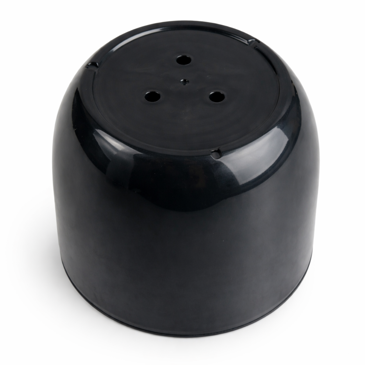 5.5 Inch Plastic Plant Pots with Drainage Holes – Black Flower Pots for Indoor & Outdoor Plants, Lightweight Modern Planters for Succulents, Herbs & Houseplants – 8 Pack