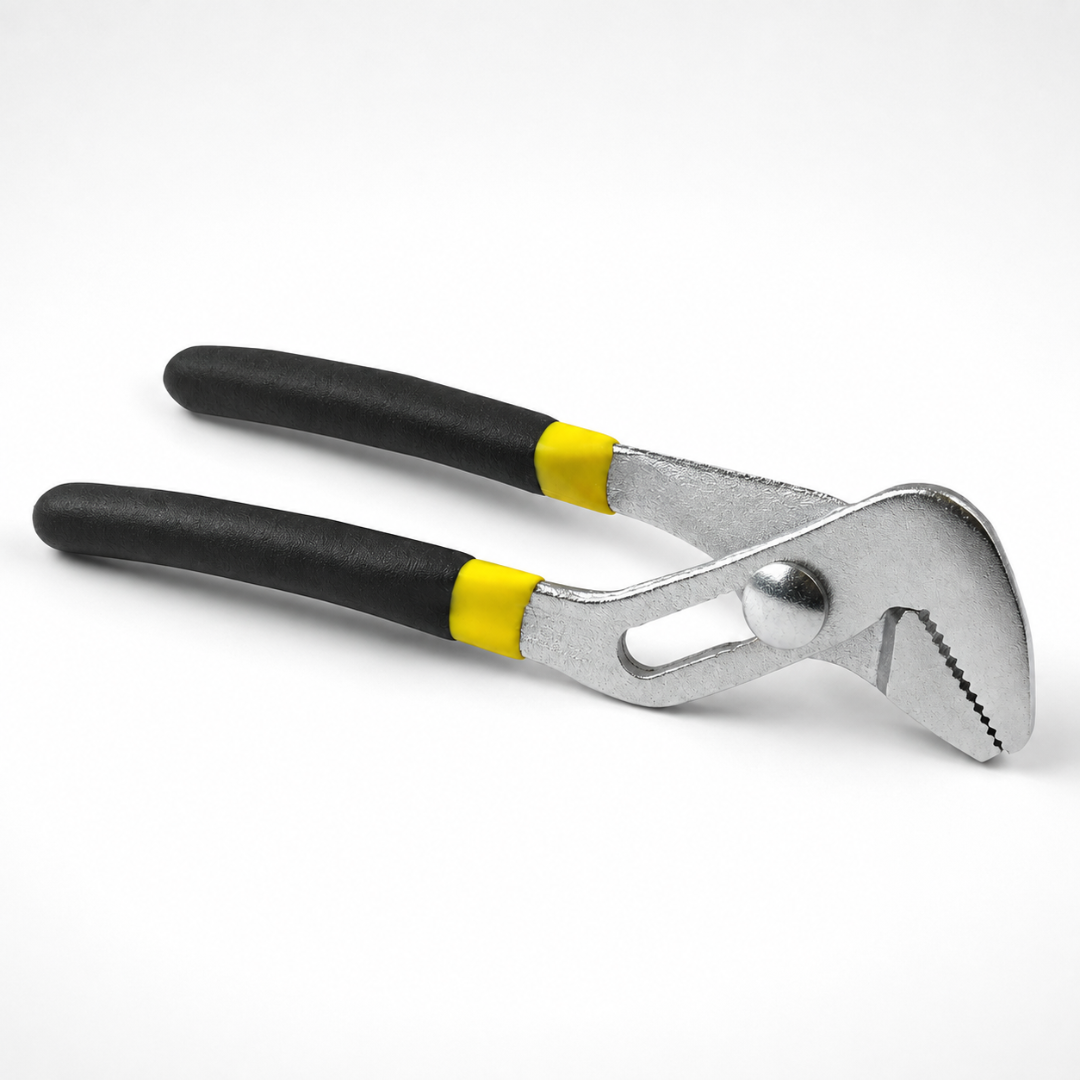 8-Inch Water Pump Pliers – Adjustable Slip-Joint Pliers with Serrated Jaws, Drop-Forged Steel Construction and Dipped Comfort-Grip Handles – TP-10213