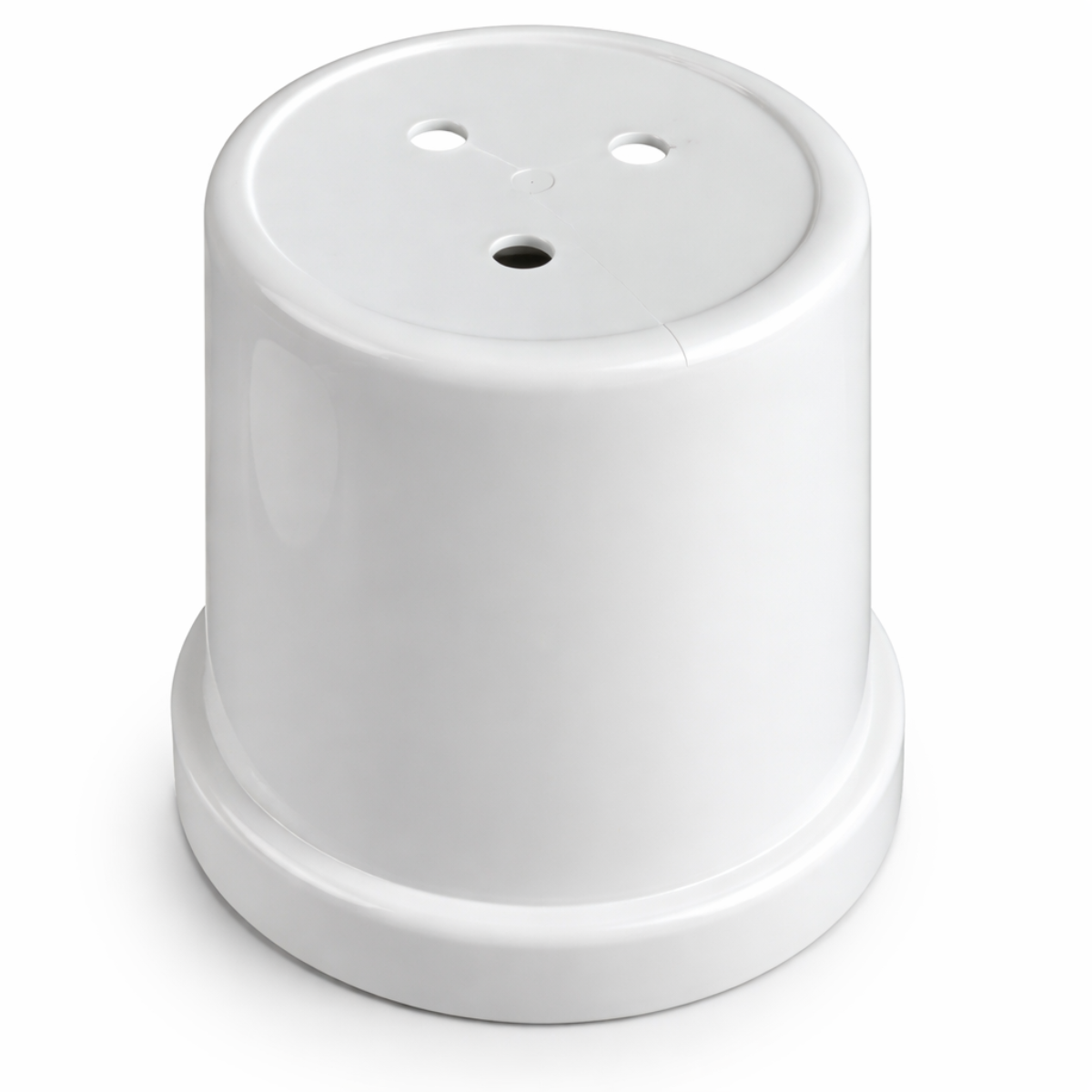 4.5 Inch Plastic Plant Pots with Drainage Holes & Saucers – White Flower Pots for Indoor Plants, Succulent & Herb Planters, Lightweight Modern Design – 7 Pack