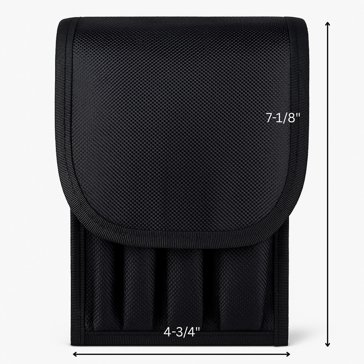 6 Pocket Nylon Pouch | Create Your Custom Kit | Fold-Over Top with Velcro Closure