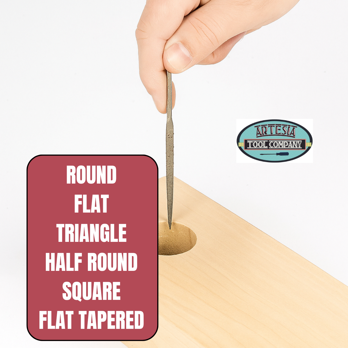 10 Piece Needle File Rasp Set – 5.5" Precision Carbon Steel Files with 10 Shapes for Metal, Wood, Jewelry, and Craft Projects – Includes PVC Pouch