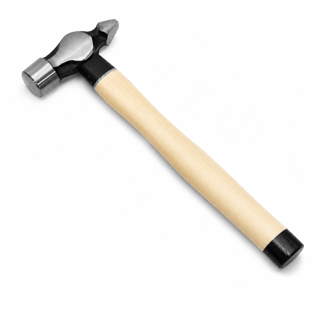 11.5 oz Chisel Hammer with Drop-Forged Steel Dual-End Head, 11 Inch Masonry Hammer with Flat Striking Face & Chisel End, Lightweight Wood Handle for Brick, Concrete & Carpentry – PH-0046