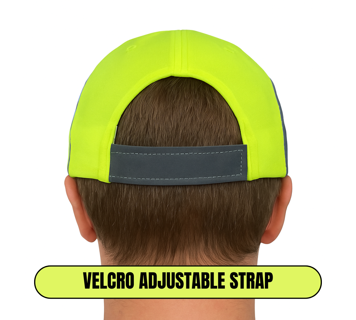 High Visibility Safety Essentials Bundle — Neon Green Safety Vest + Reflective Safety Ball Cap
