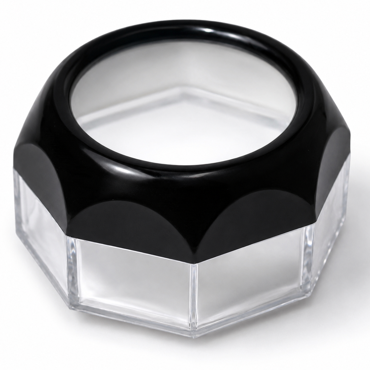 Octagonal Dome Magnifier Loupe 2X Power, 2.5 Inch Glass Lens Desk Magnifier for Reading, Coins, Stamps, Jewelry, Research & Small Print Viewing - MG-93659