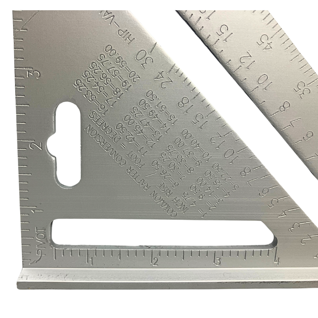 Multi-Purpose 7-Inch Aluminum Square for Woodworking and Remodeling Projects