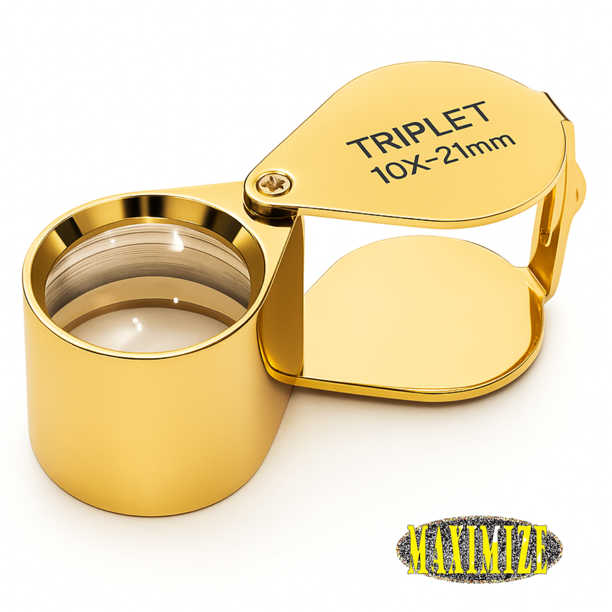 Gold Jeweler's Loupe - 10X Power  - MG-12110