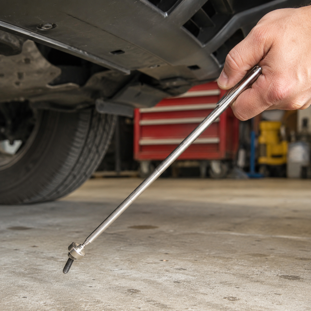 24-Inch Telescoping Magnetic Pickup Tool with Pocket Clip, 10 lb Lifting Capacity – Extendable Magnet for Retrieving Screws, Nuts, Bolts and Metal Tools – S1-EXT-08867