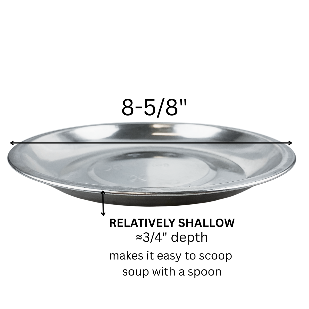 Stainless Steel Soup Plate - U-19099