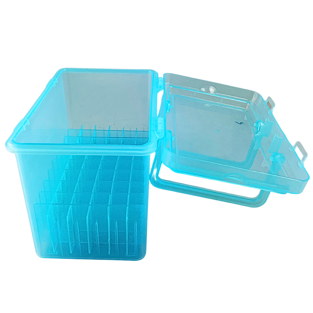Glass Vials - Test Tubes Plastic Tote Box  - TJ-16442