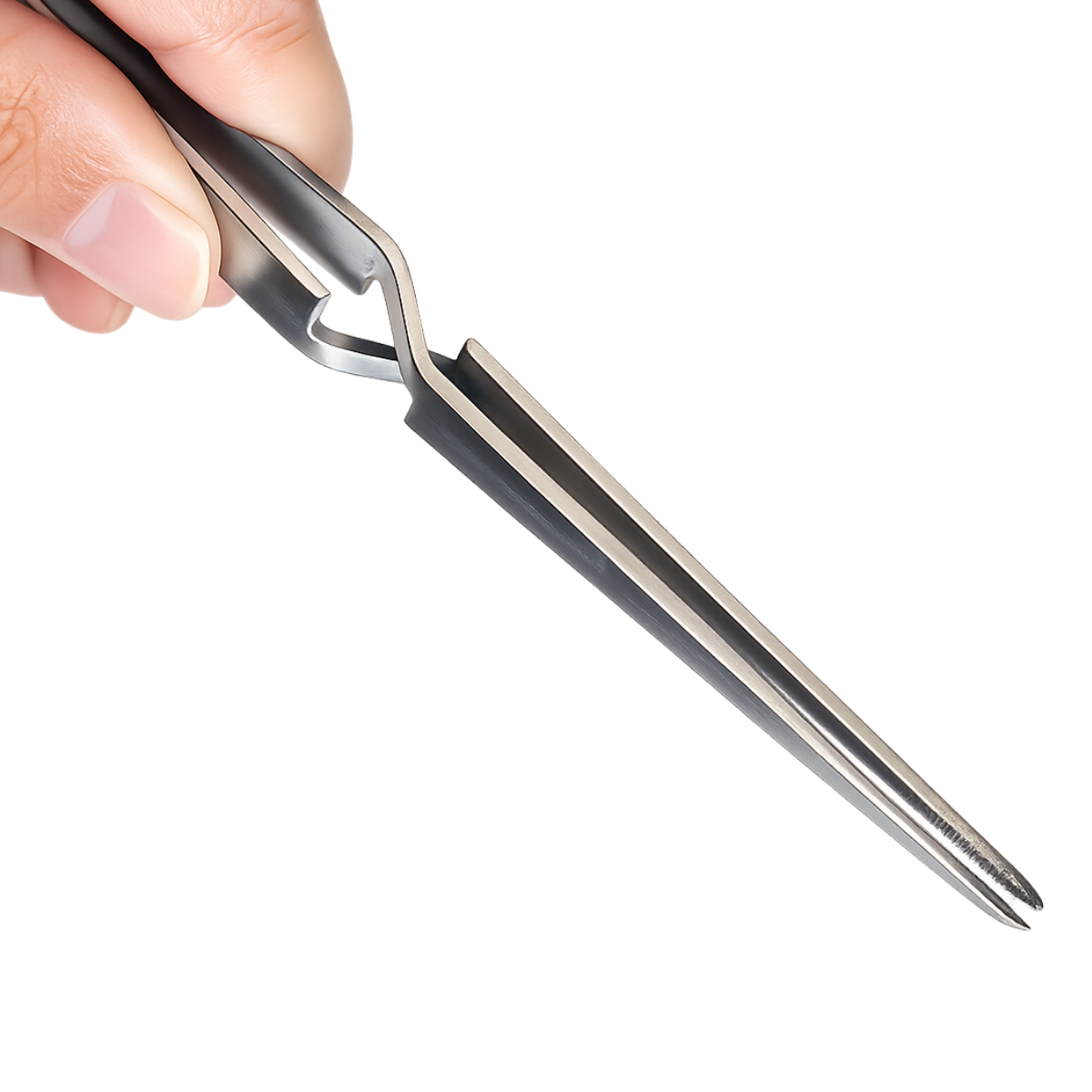 6 Piece Precision Tweezer Set – Straight, Curved & Locking Tips – 4.25" to 7" – Model S1-18643