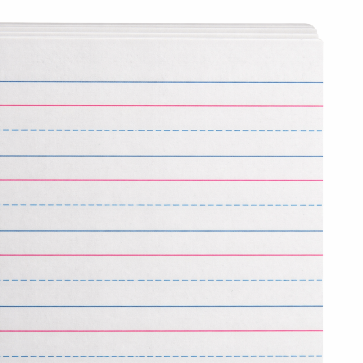 2 Pack Manuscript Writing Paper Pad for Kids & Beginners – 10.5 x 8 Inch, 50 Sheets, Double-Sided, Pink & Blue Guidelines