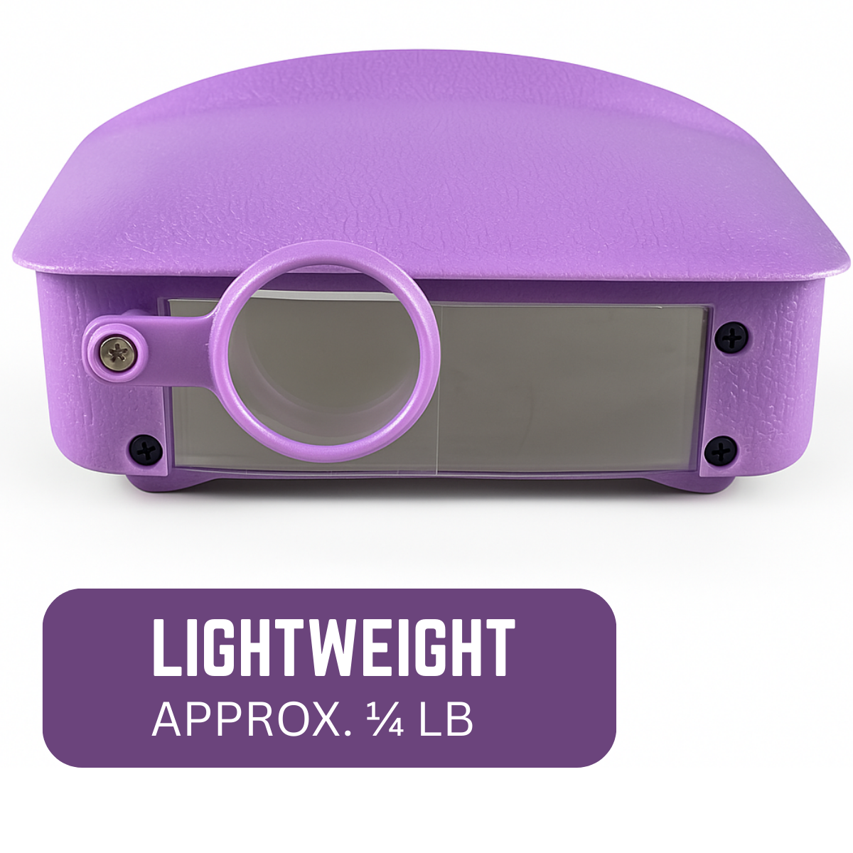 Visor-Type Head Worn Magnifier | Violet Color | 1.5x, 1.5x, 5x  - MG-91211