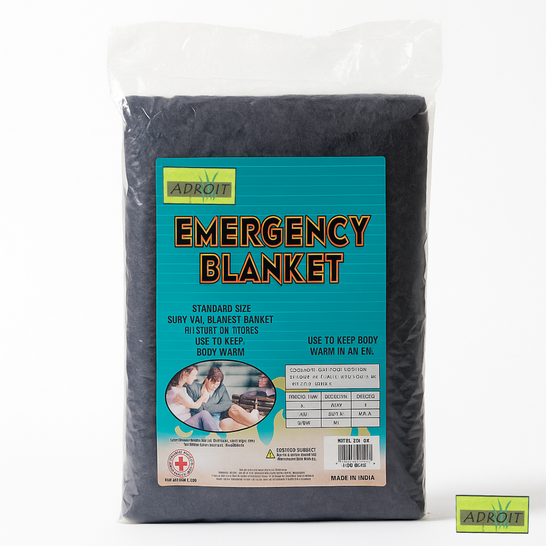 60" x 80" Grey Wool Blanket – 40% Wool, Heavy 3 lb Emergency Survival Blanket with Finished Edges – Ideal for Home, Car, Camping & Disaster Kits – CAM-50131