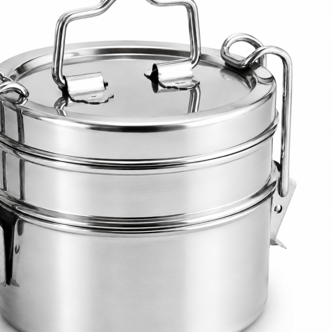 3 Piece Stainless Steel Lunchbox  - UT72-TIFFIN