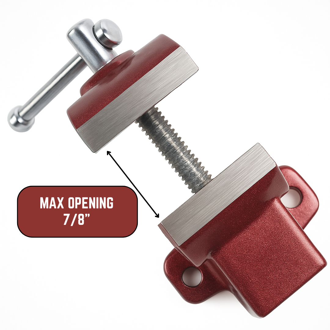 Mini Tabletop Vise – Small but Powerful Clamp for Jewelry & Craft Work, 0.75" Jaw Capacity