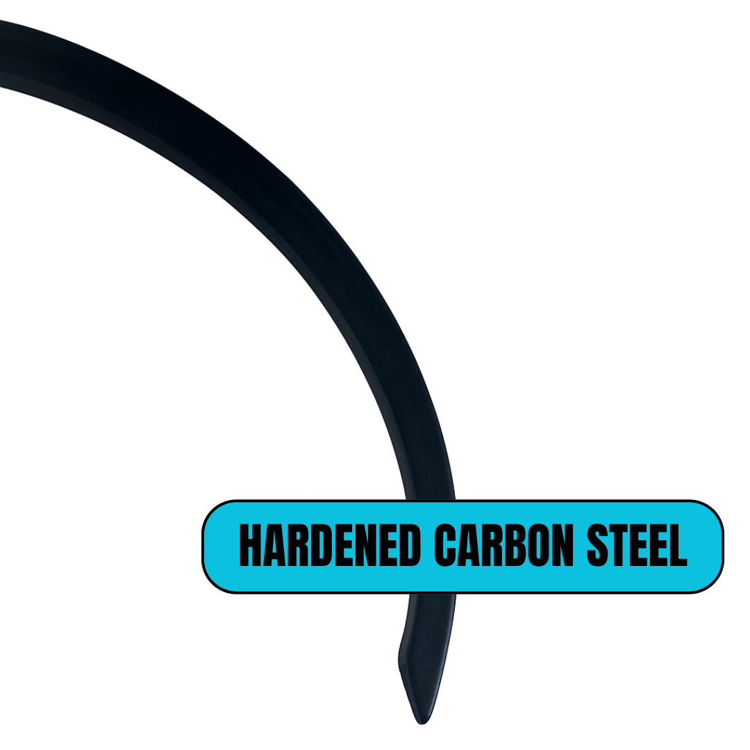 12" Outside Spring Caliper – Steel Measuring Tool for Diameter, Thickness & Distance – Adjustable Tension Screw – Precision Comparison Caliper for Construction, Plumbing, Crafts & Lab Work