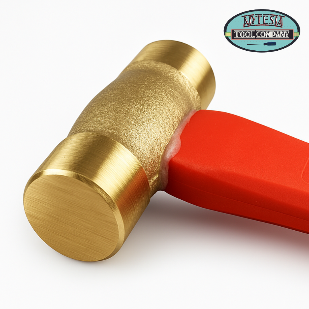 Double-Sided Brass-Head Hammer | Striking Brass-Head Diameter 1"