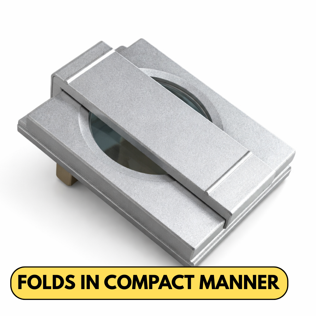 Small Folding Textile Magnifier 5X with Measurement Base – MG7589