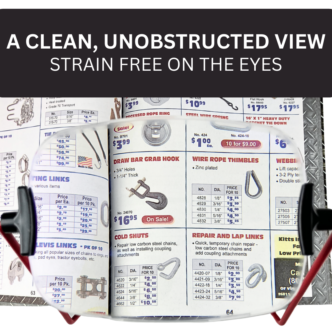 Hands-Free Magnifier on a Wire Stand  - MG-15078