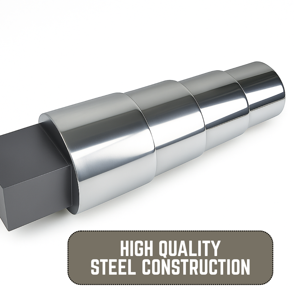 4 Step Heavy Duty Chrome Plated, Oval Shaped Step Mandrel - 2.25" to 3"  - TJ-29323