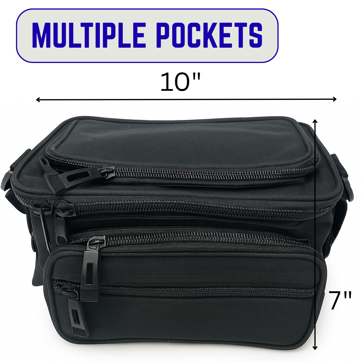 Canvas Camera/Travel Pouch – Compact Digital Camera & Camcorder Bag Or Use with Travel with Multi-Pockets, Adjustable Strap, and Travel-Friendly Design