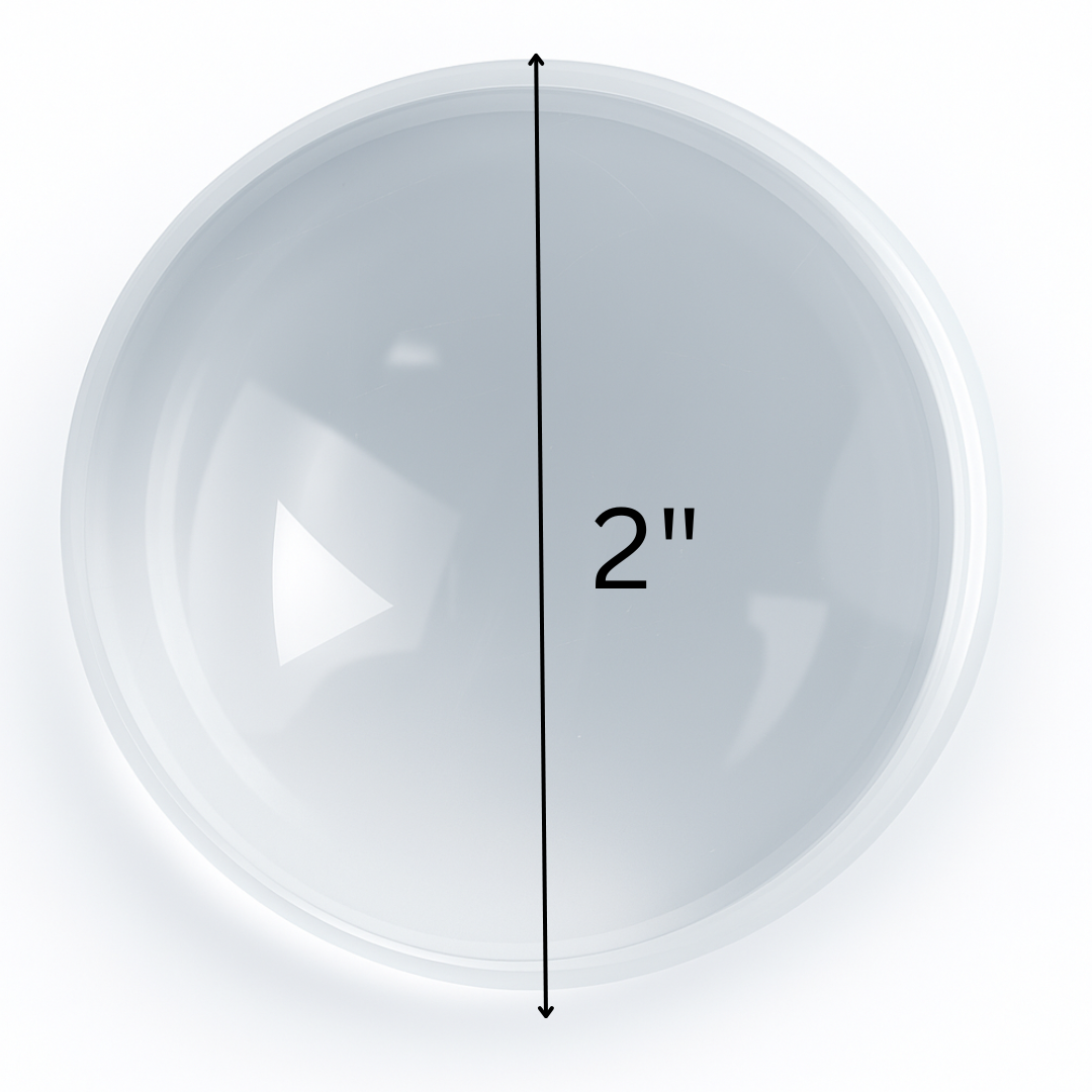 Double Concave Lens – 50 mm Diameter | Ground Edges for Precision | Ideal for Science, Optics & Technical Use