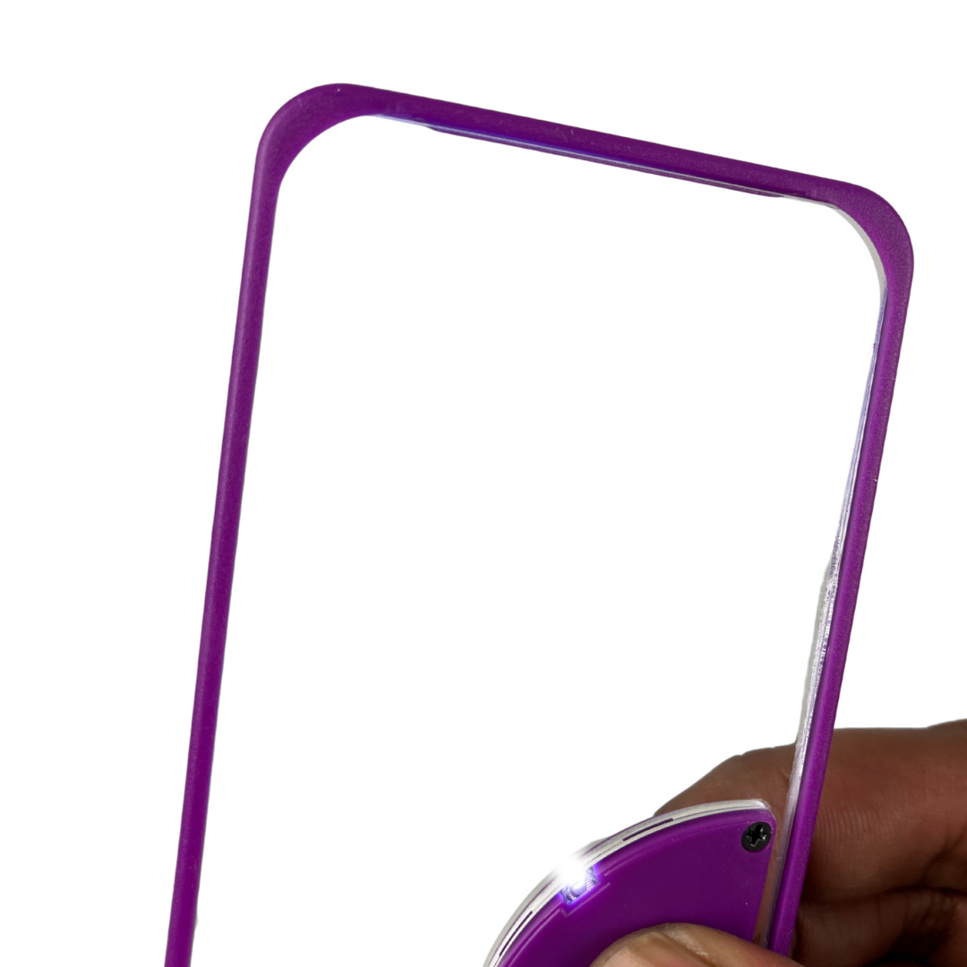 Credit Card Sized 1.5x Illuminated Magnifier, 4x Macro Lens