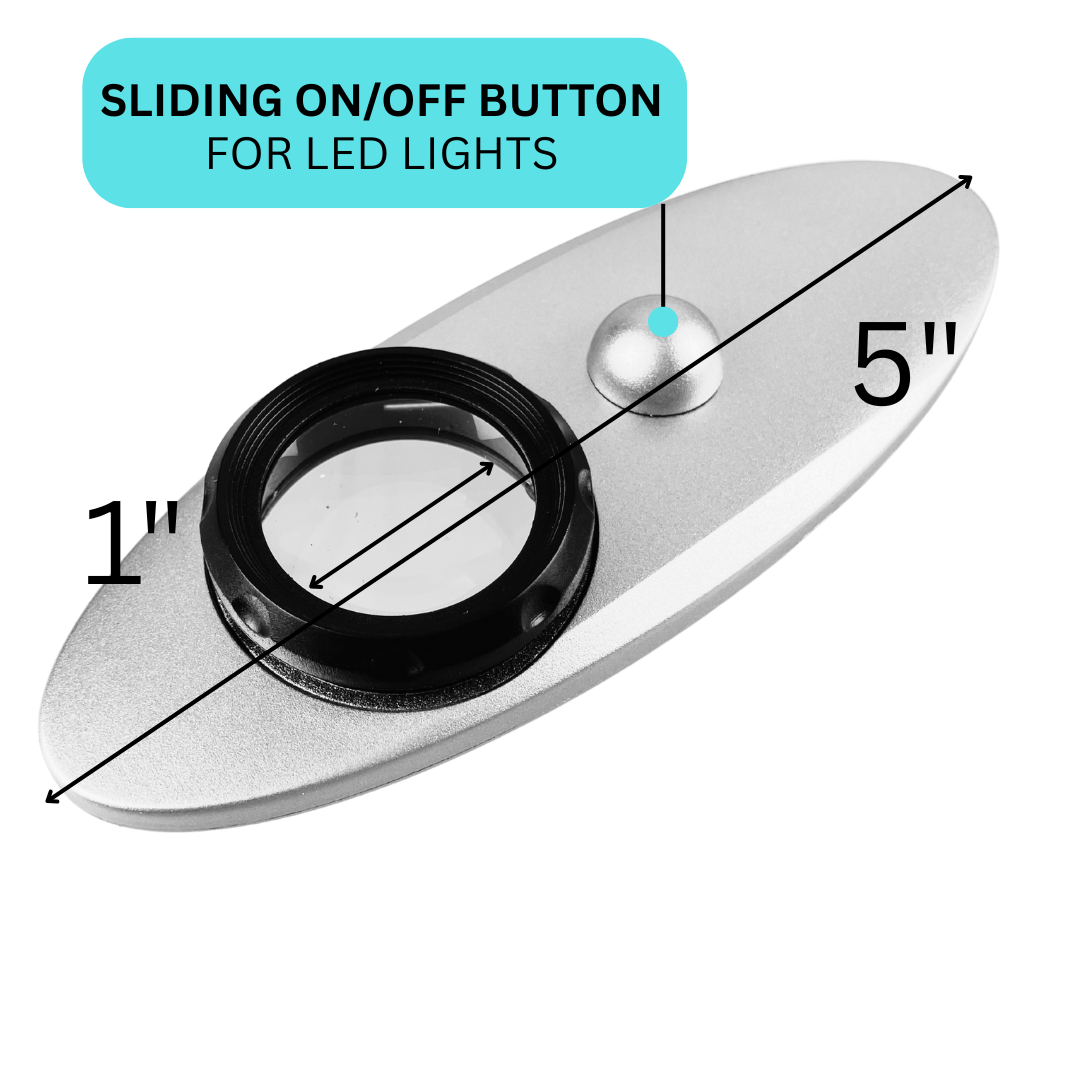 Jeweler's Loupe with LED Light - 10X Power  - MG-15074
