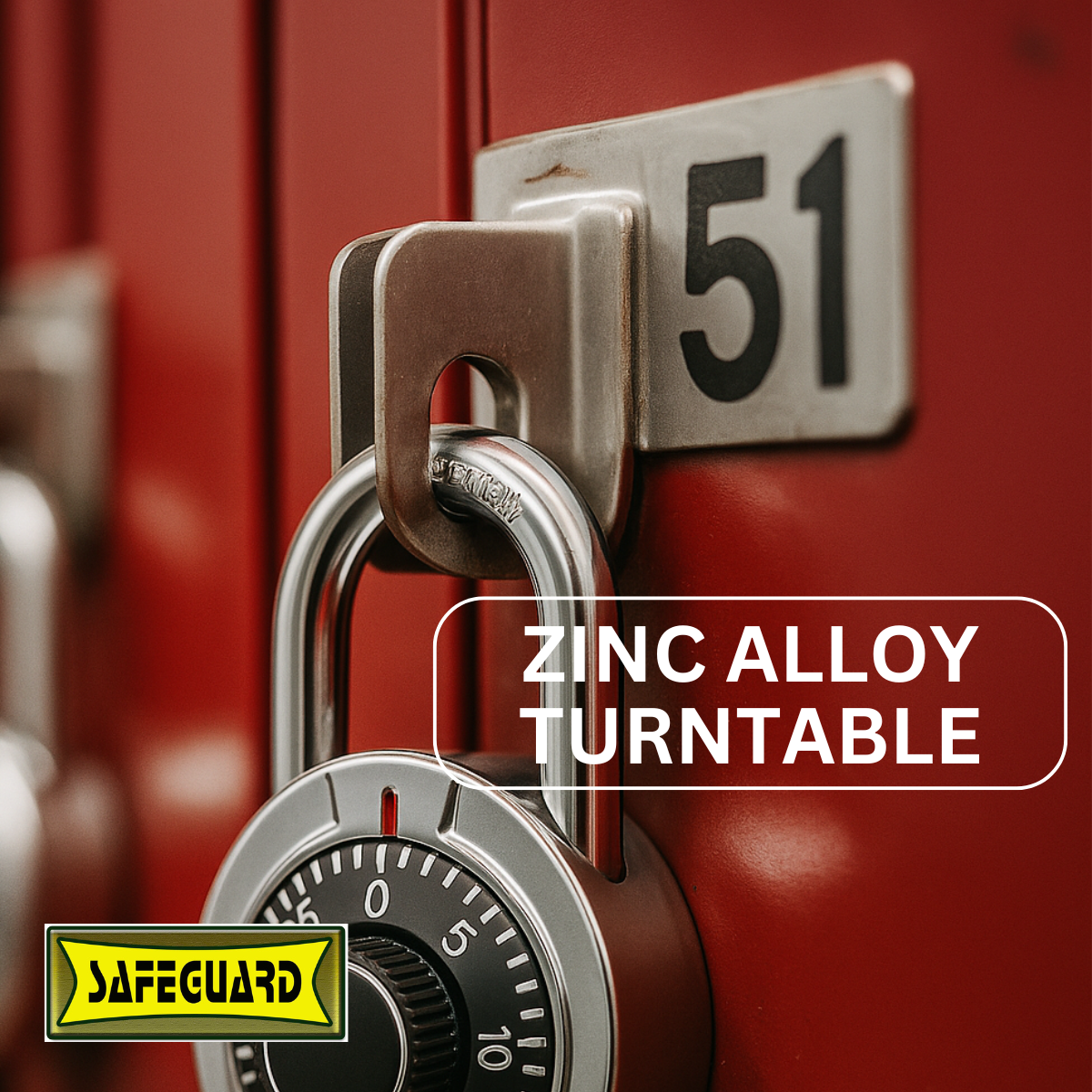 2" Classic Combination Padlock | Durable & Nostalgic Design | Ideal for Lockers, Lockboxes | Multiple Colors