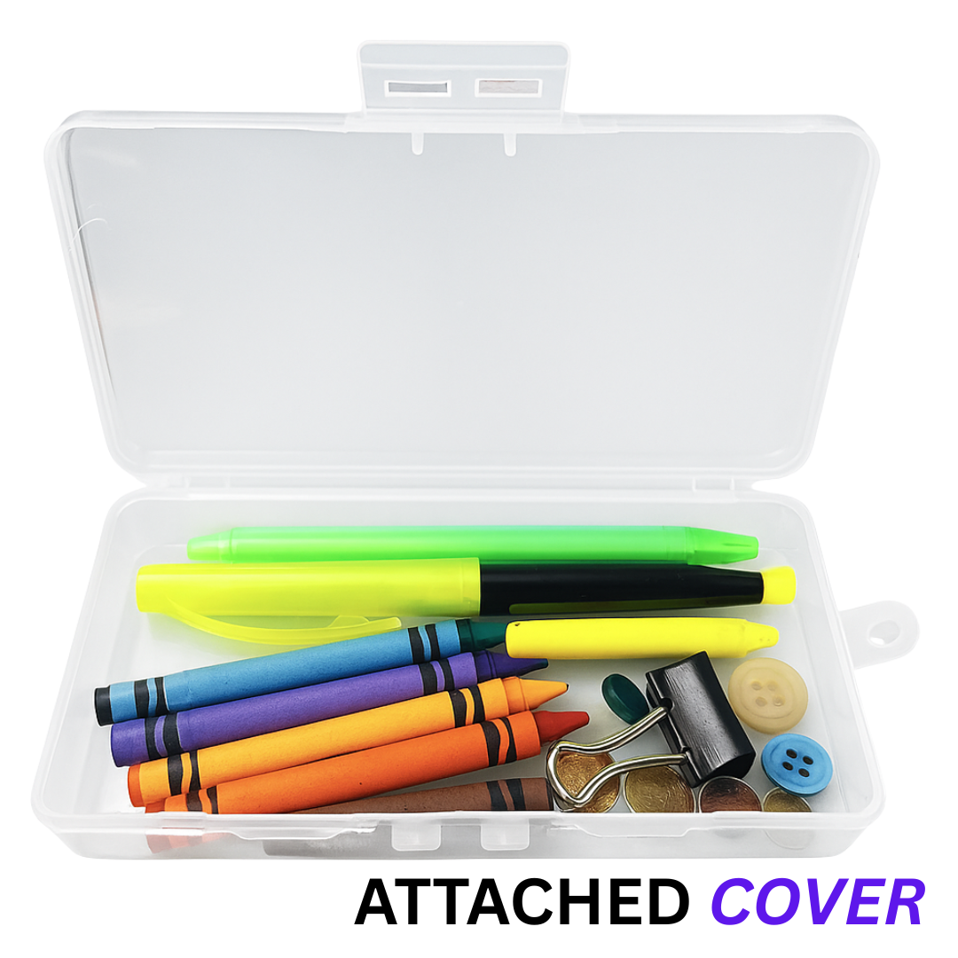 2 Pack Single Compartment Storage Box, 7" Long  - TJ05-98703-Z02