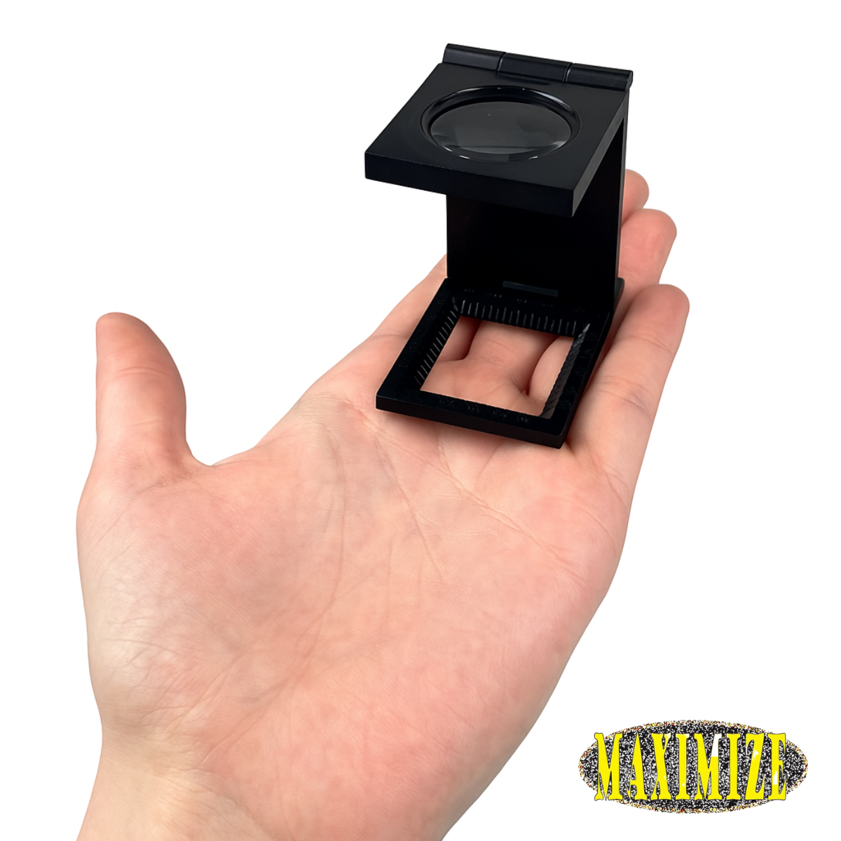 5X Folding Pocket Magnifier Loupe with Ruler  - MG-57550