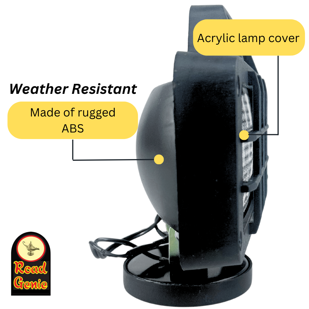 12V Halogen Worklight - Magnetic Base - 12 Foot Power Cord  - TA-28468