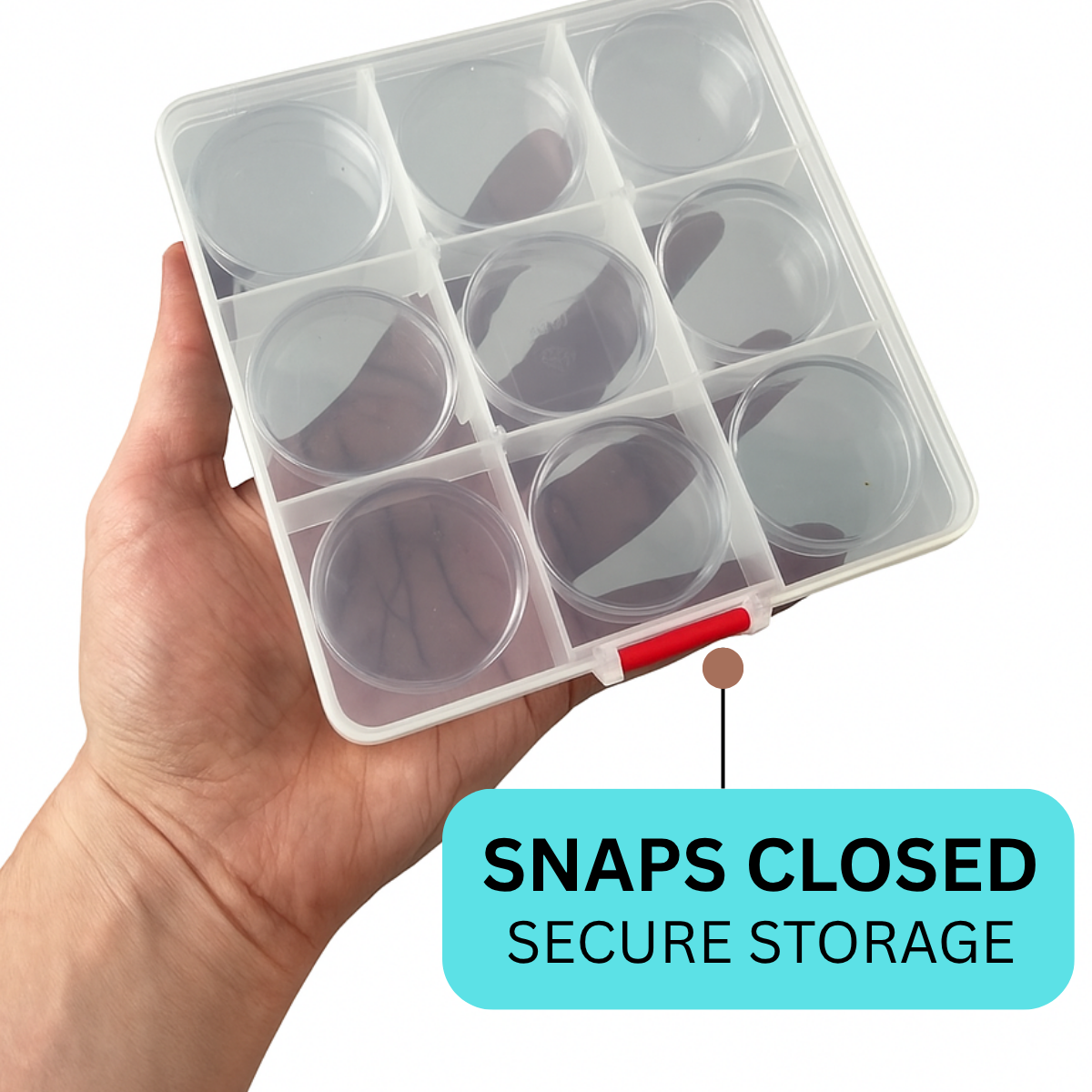 Divided Storage Box with Round Containers  - TJ-86012