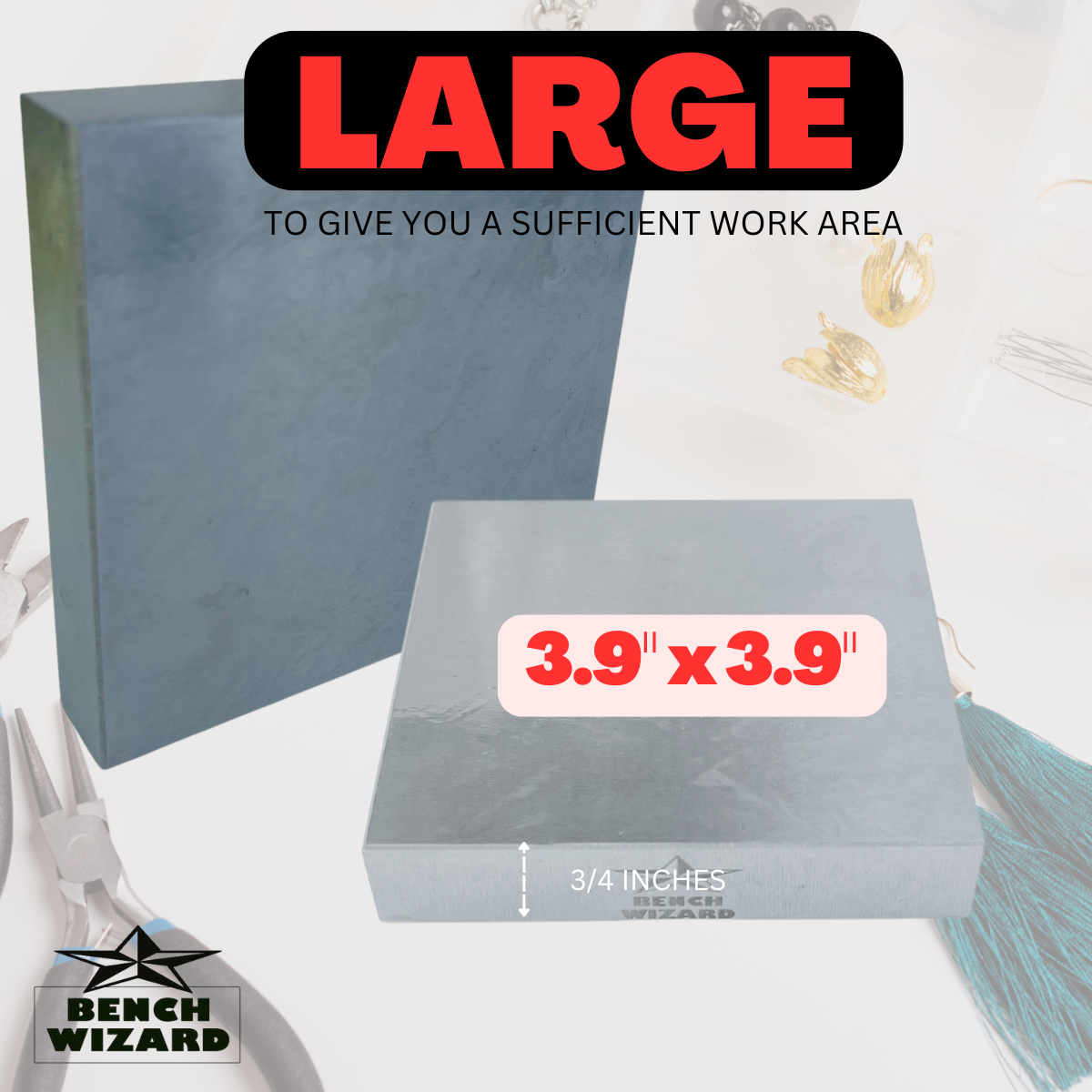 Jeweler's Bench Hammer & Block Set – Precision & Durability for Metalworking - KIT-TJ9804A