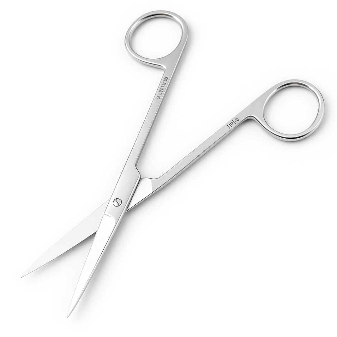 4.5 Inch Straight Stainless Steel Scissors (Pack of: 2) - SC-75451-Z02