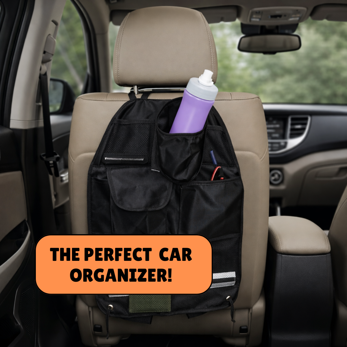 Car Hanging Organizer with Multiple Pockets – AA-90575