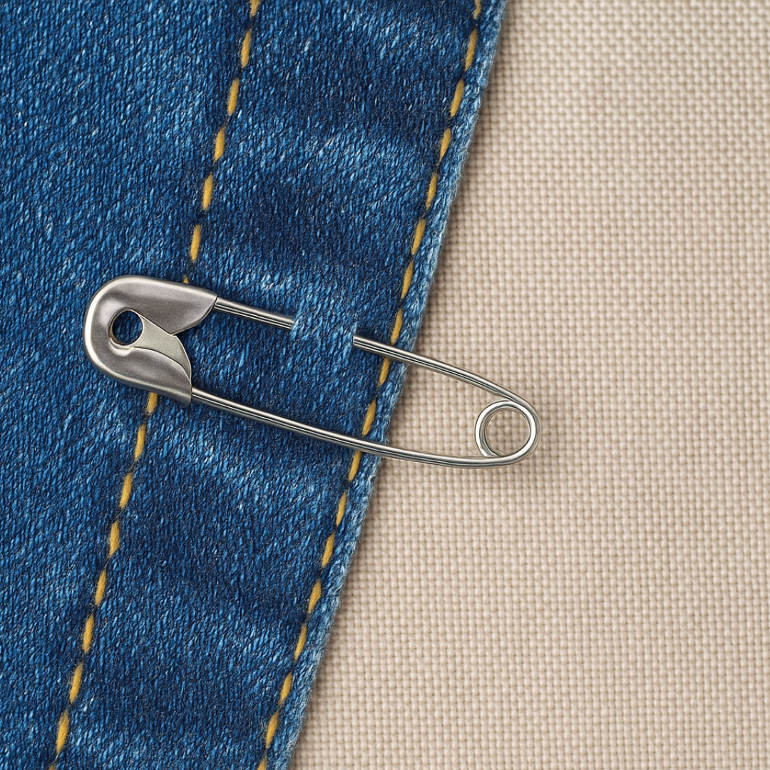 100 Pc. Assorted Size Safety Pins  - CR-10350