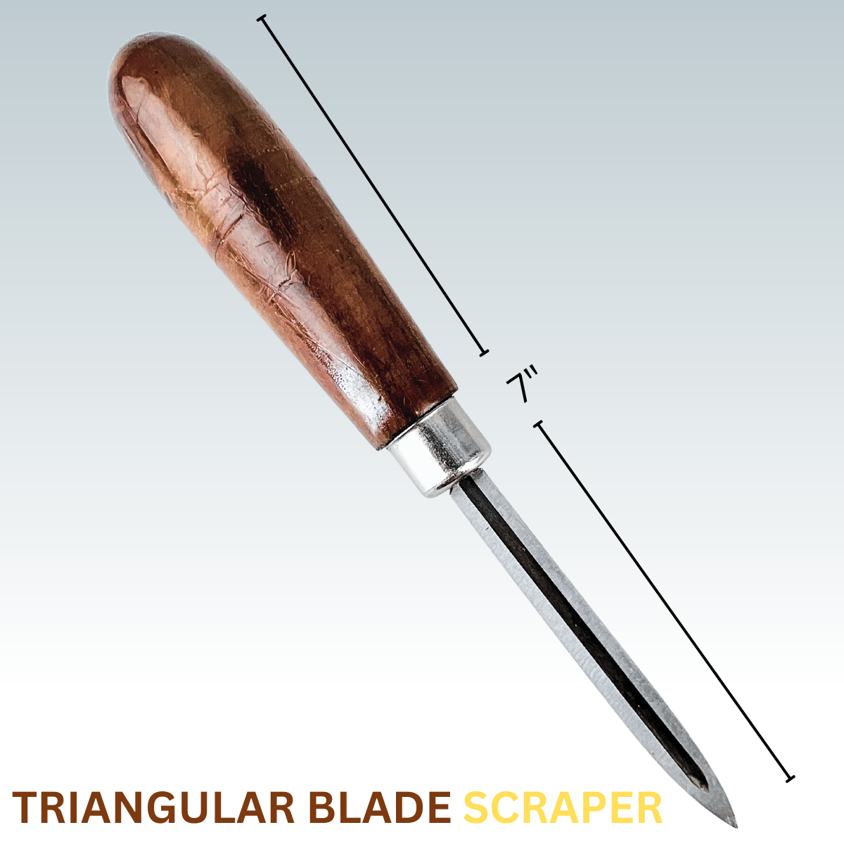 Triangular Shape Tools Triangular Hollow Blade Scraper | Durable Triangular-Shaped Blade – ToolUSA