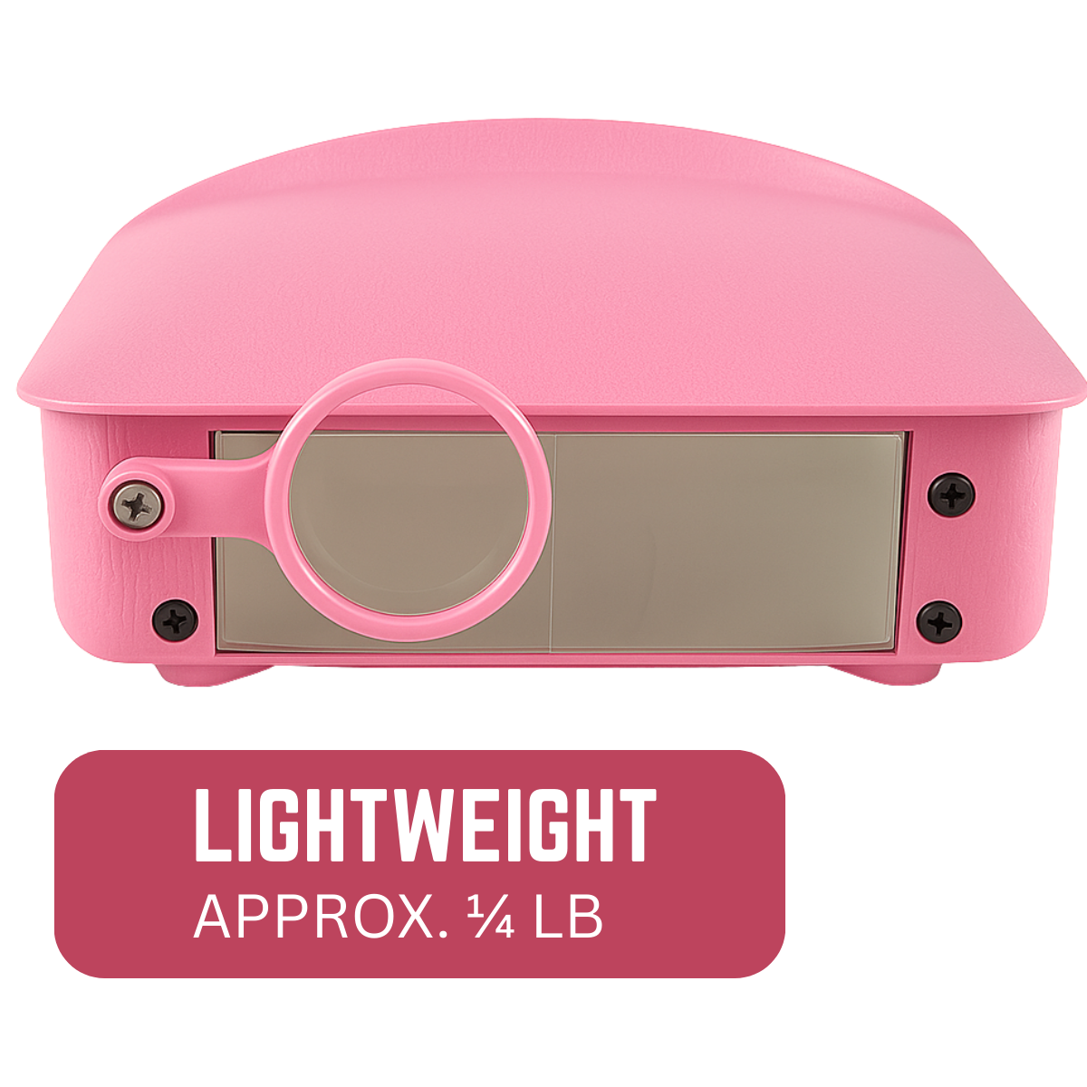 Visor-Type Head Worn Magnifier | 1.5x, 1.5x, 5x | in Pink Color  - MG-91213