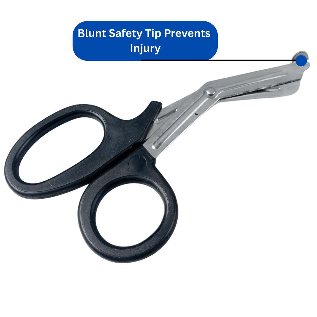 2 Pc. Angled/Bent Utility Scissors - 7-1/2" | Cut Bandages, Flowers, Crafts  - SC-84750-Z02