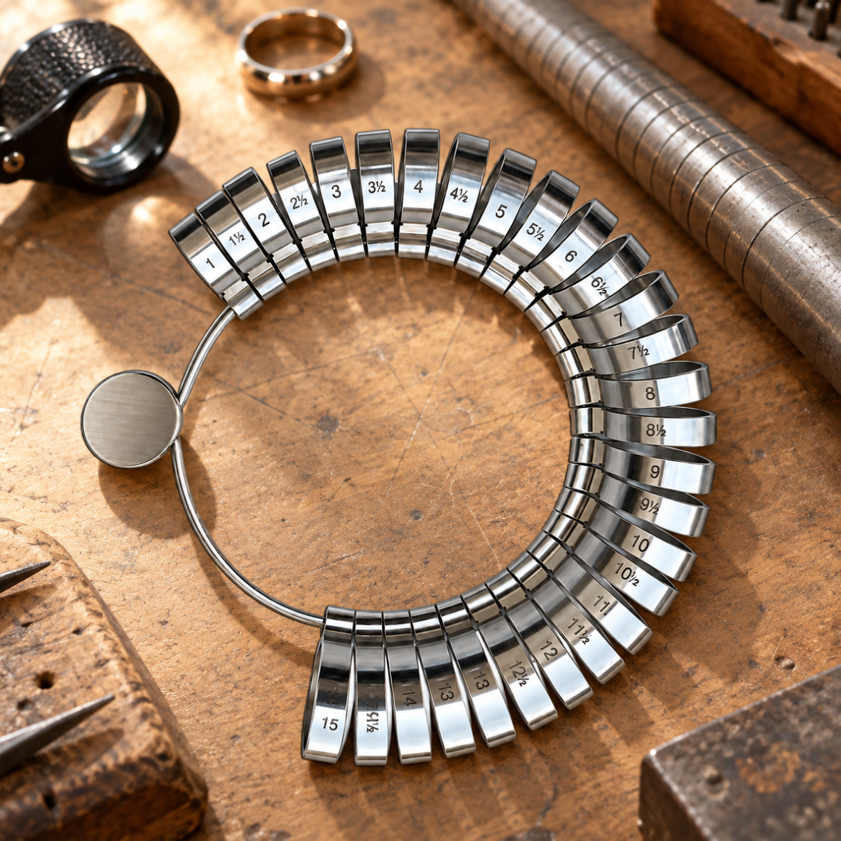 1-15 Ring Sizing 29 Piece Wide Band Set  - TJ01-09755