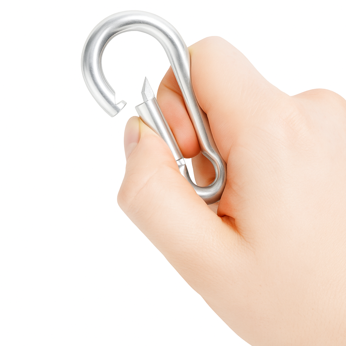 Zinc Plated Snap Hook – 9/32" x 2-3/4" – Heavy Duty Quick Link for Rigging, Chains, and Temporary Connections