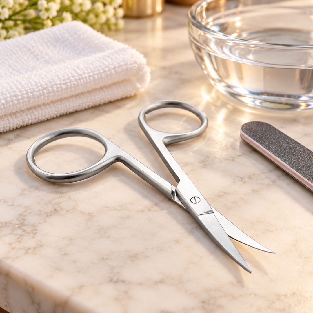 3.5 Inch Stainless Steel Cuticle Scissors (Pack of: 2) - SC-45352-Z02