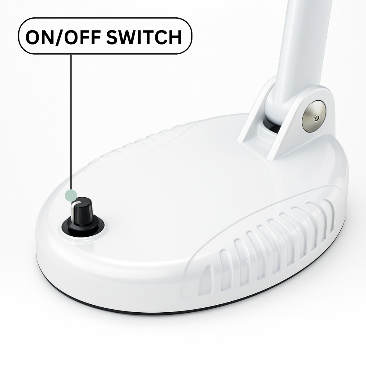 2x White Magnifier 40 LED Desk Lamp | 4 Inches Lens | Portable  - CR-99259