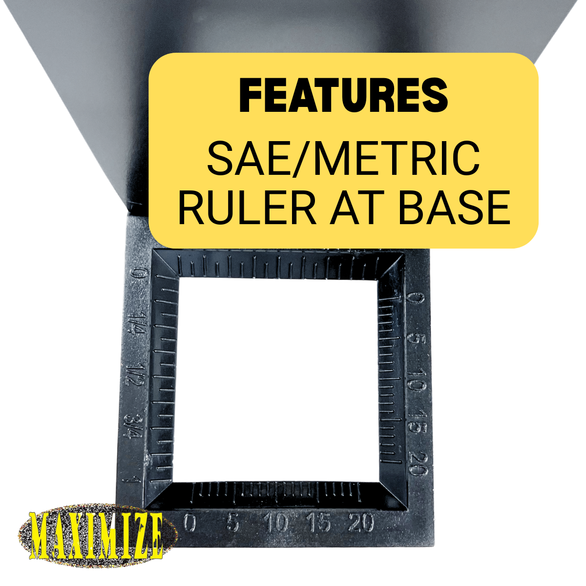 5X Folding Pocket Magnifier Loupe with Ruler  - MG-57550