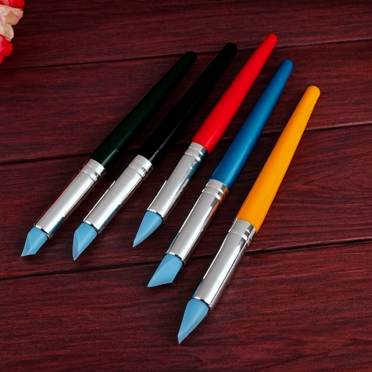 5 Piece Rubber Pen Set  - CR-00755